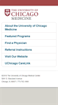 Mobile Screenshot of m.uchospitals.edu